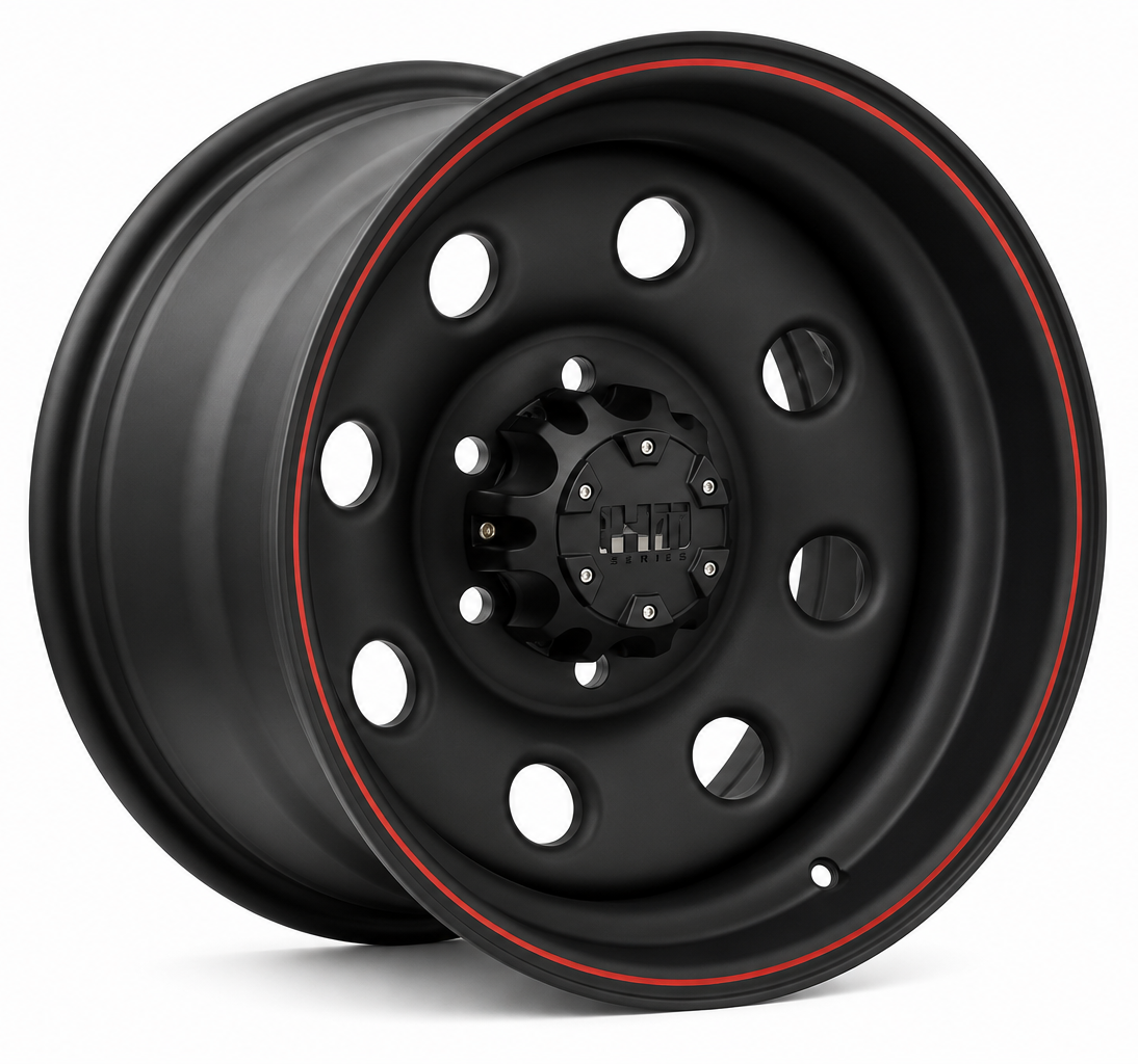 HD Wheels 16X10 6X139.7 ET-30 Matte Black/RL