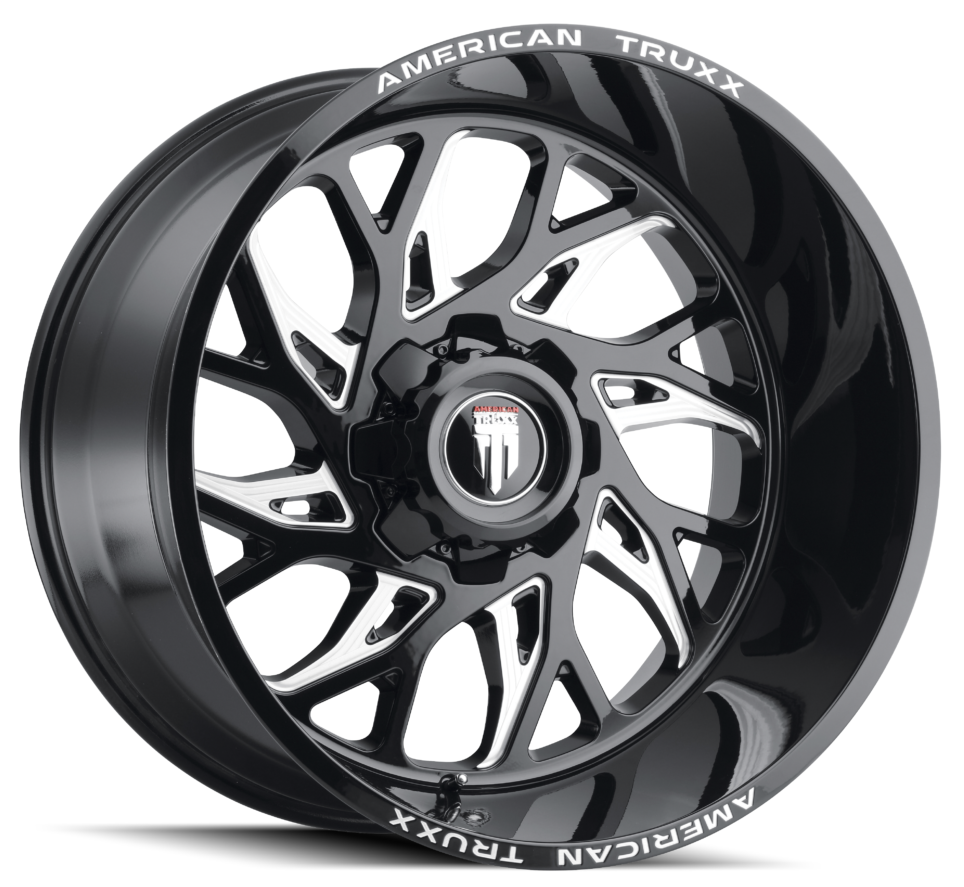 American  Truxx Destiny AT-1913  20X12 6X139.7  ET-44 Black Milled