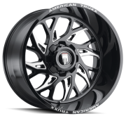 American  Truxx Destiny AT-1913  20X12 6X139.7  ET-44 Black Milled