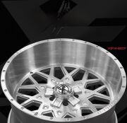 XFX-307 FLOW 20X12 6X139.7 ET-44 BRUSHED MILLED WINDOW