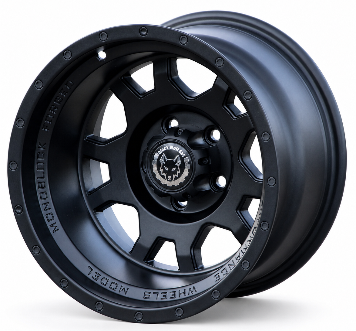 Powcan 5815 15X10 5X139.7 ET-44Matte Black