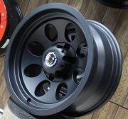 Black Wolf 255 16X8.0 5X139.7 ET-25 Matte Black