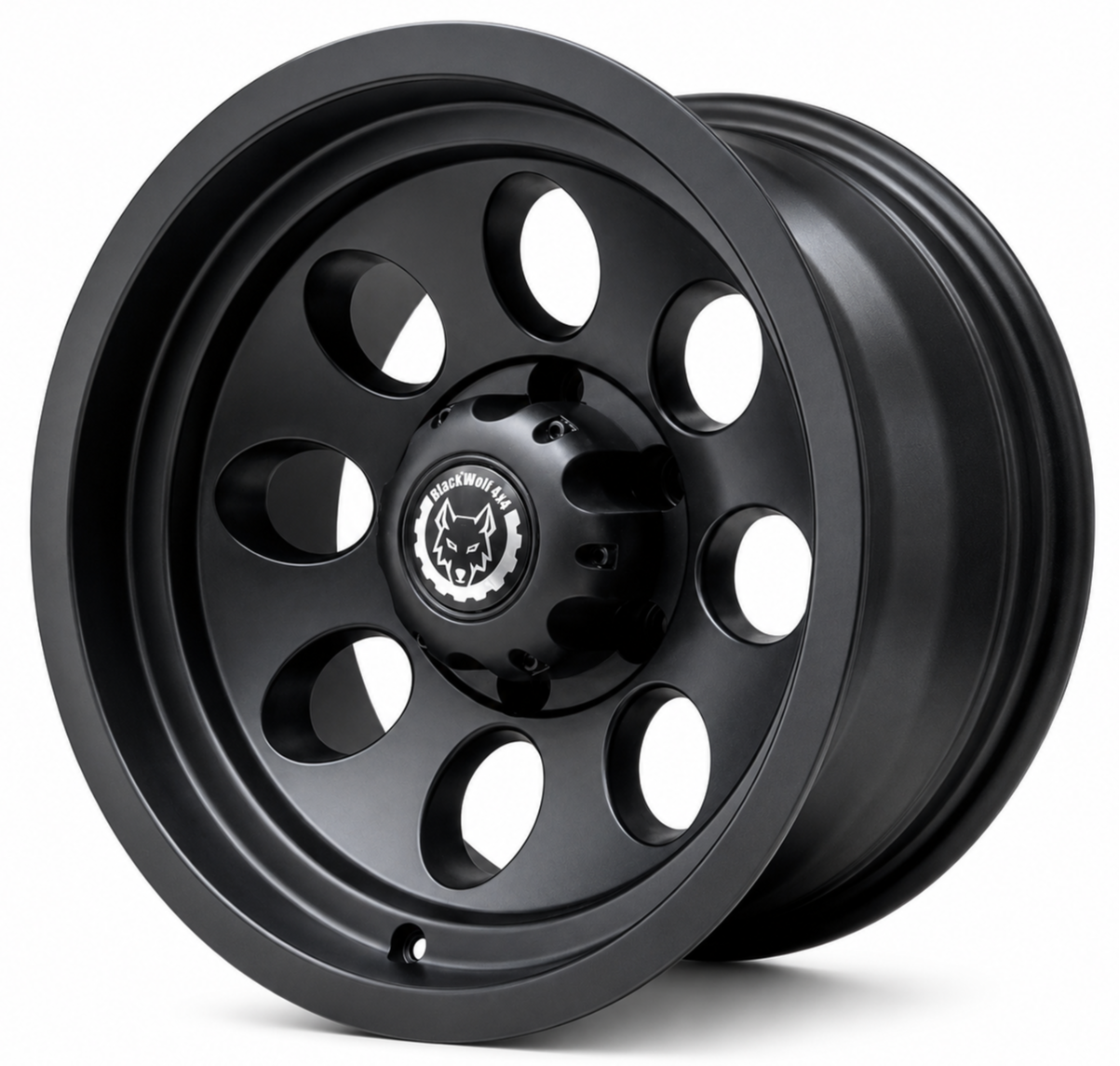 Black Wolf 255 16X8.0 5X139.7 ET-25 Matte Black