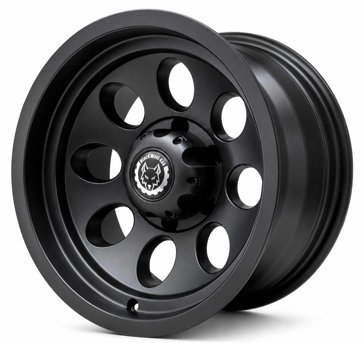 Black Wolf 255 16X8.0 5X120 ET-25 Matte Black