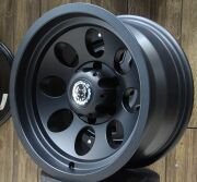 Black Wolf 255 16X8.0 5X120 ET-25 Matte Black