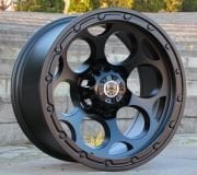 Powcan  5748 17X9.0 5X127 ET-12 Matte Black