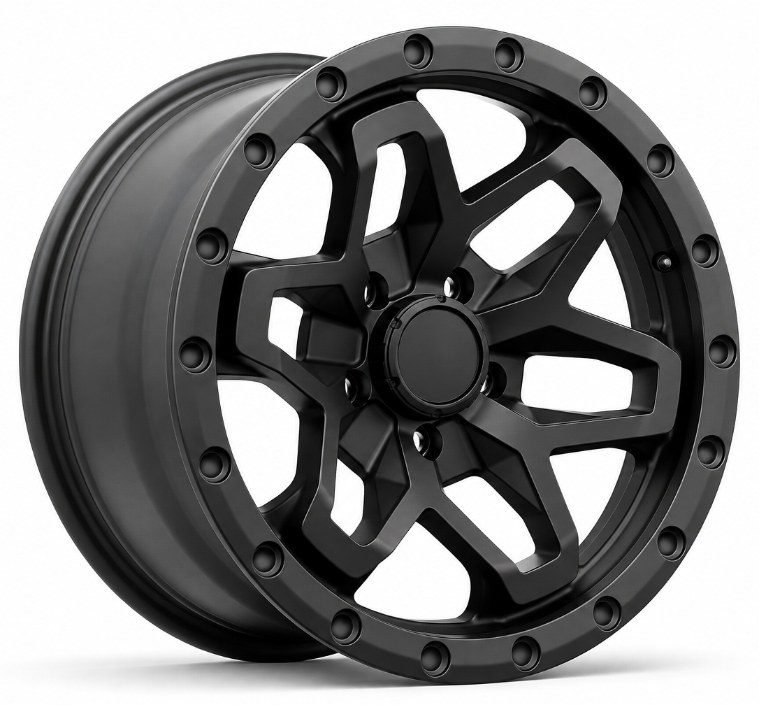 Powcan  2836 17X9.0 6X114.3 ET-25 Matte Black