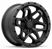 Powcan  2836 17X9.0 6X114.3 ET-25 Matte Black