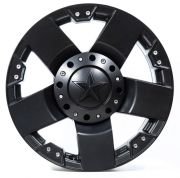 Black Wolf 5187 18X9.0 6X114.3 ET+15 Matte Black
