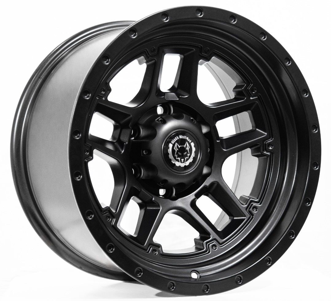 Black Wolf 307 17X9.0 6X139.7 ET-30 Matte Black