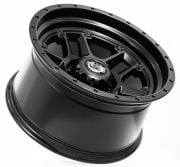 Black Wolf 307 17X9.0 6X139.7 ET-30 Matte Black