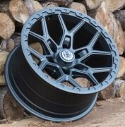 Black Wolf 411 17X9.0 6X139.7 ET-12 Matte Gun Metal