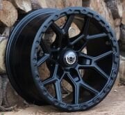 Black Wolf 411 17X9.0 6X139.7 ET-12 Matte Black