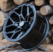 Black Wolf 411 17X9.0 6X139.7 ET-12 Black