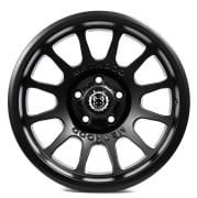 Black Wolf 259 17X9.0 5X130 ET0 Matte Black