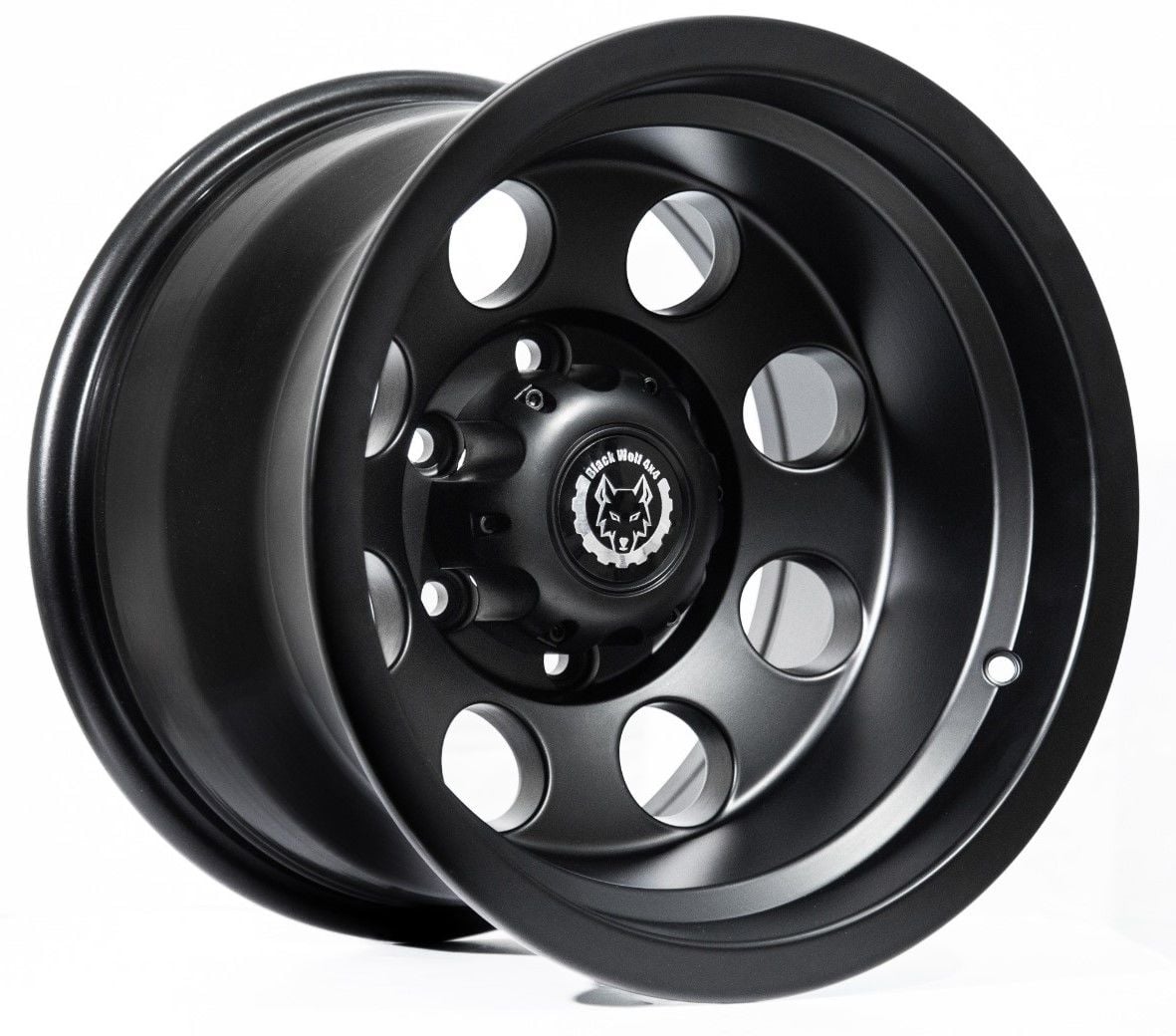 Black Wolf 157 15X10 5X114.3 ET-44 Matte Black