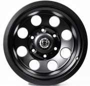 Black Wolf 157 15X10 5X114.3 ET-44 Matte Black