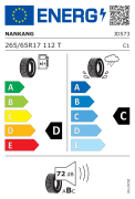 Nankang 265/65R17 112T Conquerer At-5 OWL (Beyaz Yazılı )