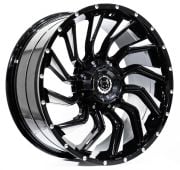 Black Wolf 1164 20X9.0 6X114.3 ET0 BF/Milling
