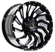 Black Wolf 1164 20X9.0 5X130 ET0 GB / GM