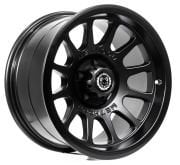 Black Wolf 209 18X9.0 5X139.7 ET-15 Matte Black