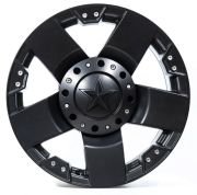 Black Wolf 5187 18X9.0 5X127 ET+15 Matte Black