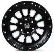 Black Wolf 571 18X9.0 5X120 ET+20 Matte Black