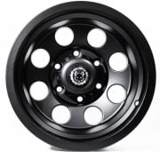 Black Wolf 158 16X10 5X127 ET-44 Matte Black