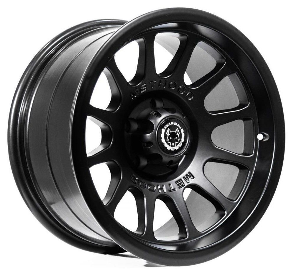 Black Wolf 209 18X9.0 6X114.3 ET-15 Matte Black