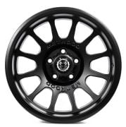 Black Wolf 209 18X9.0 5X114.3 ET-15 Matte Black
