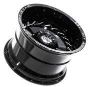 Black Wolf 1163 16X10 5X127 ET-45 Black/Milling
