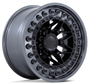 Black Rhino Alpha 20X10 6X139.7 ET-18 Matte Black/Gunmetal Lip