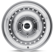 American Racing AR61 Outlaw I 15X10 5X139.7 ET-38 Machined W/ Clear Coat