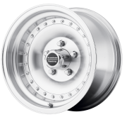American Racing AR61 Outlaw I 15X10 5X139.7 ET-38 Machined W/ Clear Coat