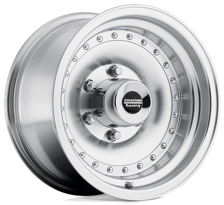 American Racing AR61 Outlaw I 15X10 5X114.3 ET-38 Machined W/ Clear Coat