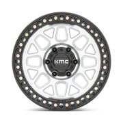 KMC KM549 GRS 17X9.0 6X139.7 ET18 Machined/Satin Black Lip