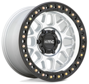KMC KM549 GRS 17X9.0 6X139.7  ET18 Machined / Satin Black Lip