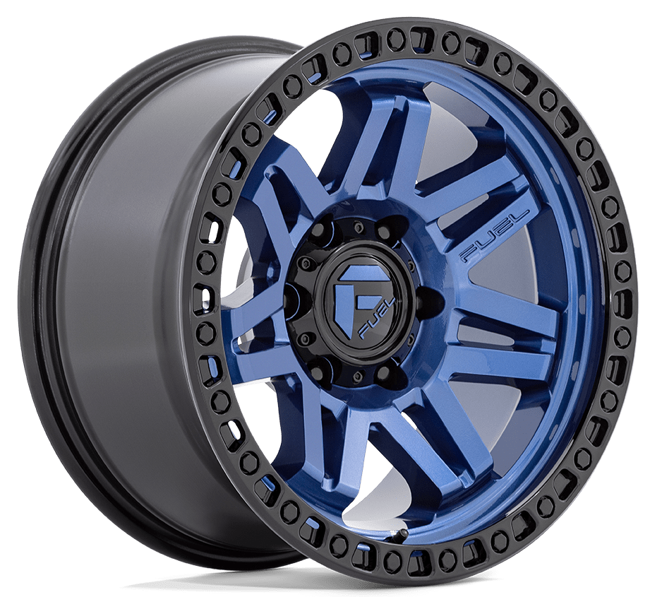 Fuel Syndicate 17X9.0 6X139.7 ET-12 Dark Blue/Black Lip