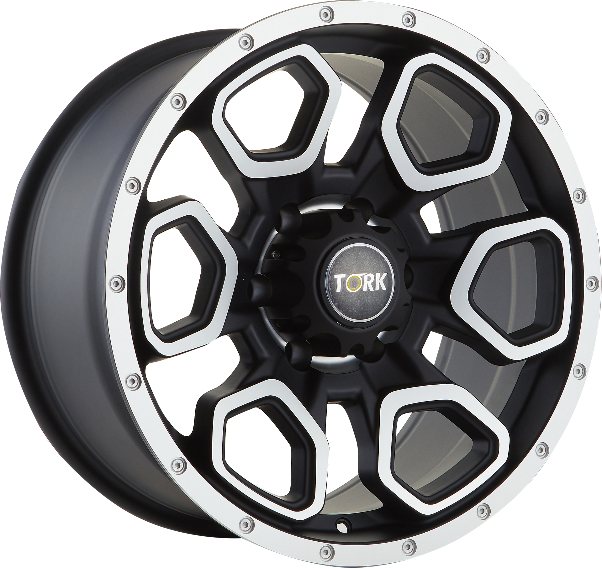 Tork 2827  18X9.0 6X139.7 ET-10 Matte Black Machined
