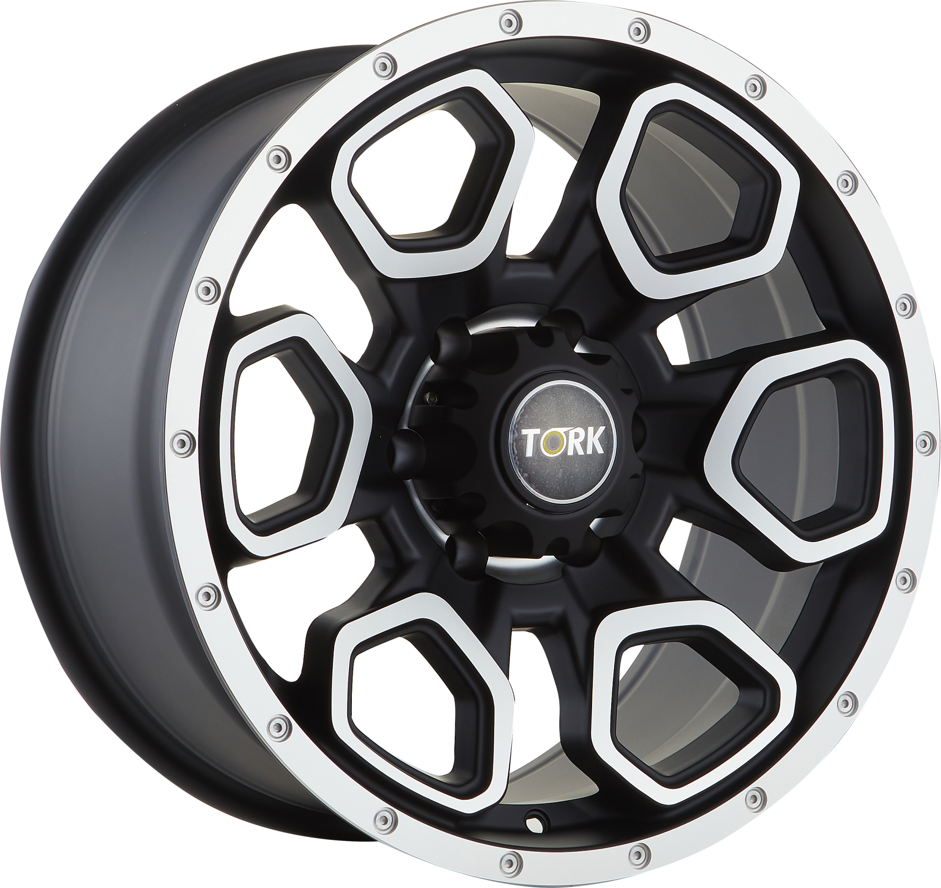 Tork 2827  18X9.0 6X139.7 ET-10 Matte Black Machined