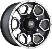 Tork 2827  18X9.0 6X139.7 ET-10 Matte Black Machined