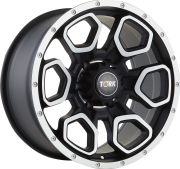Tork 2827  18X9.0 6X139.7 ET-10 Matte Black Machined