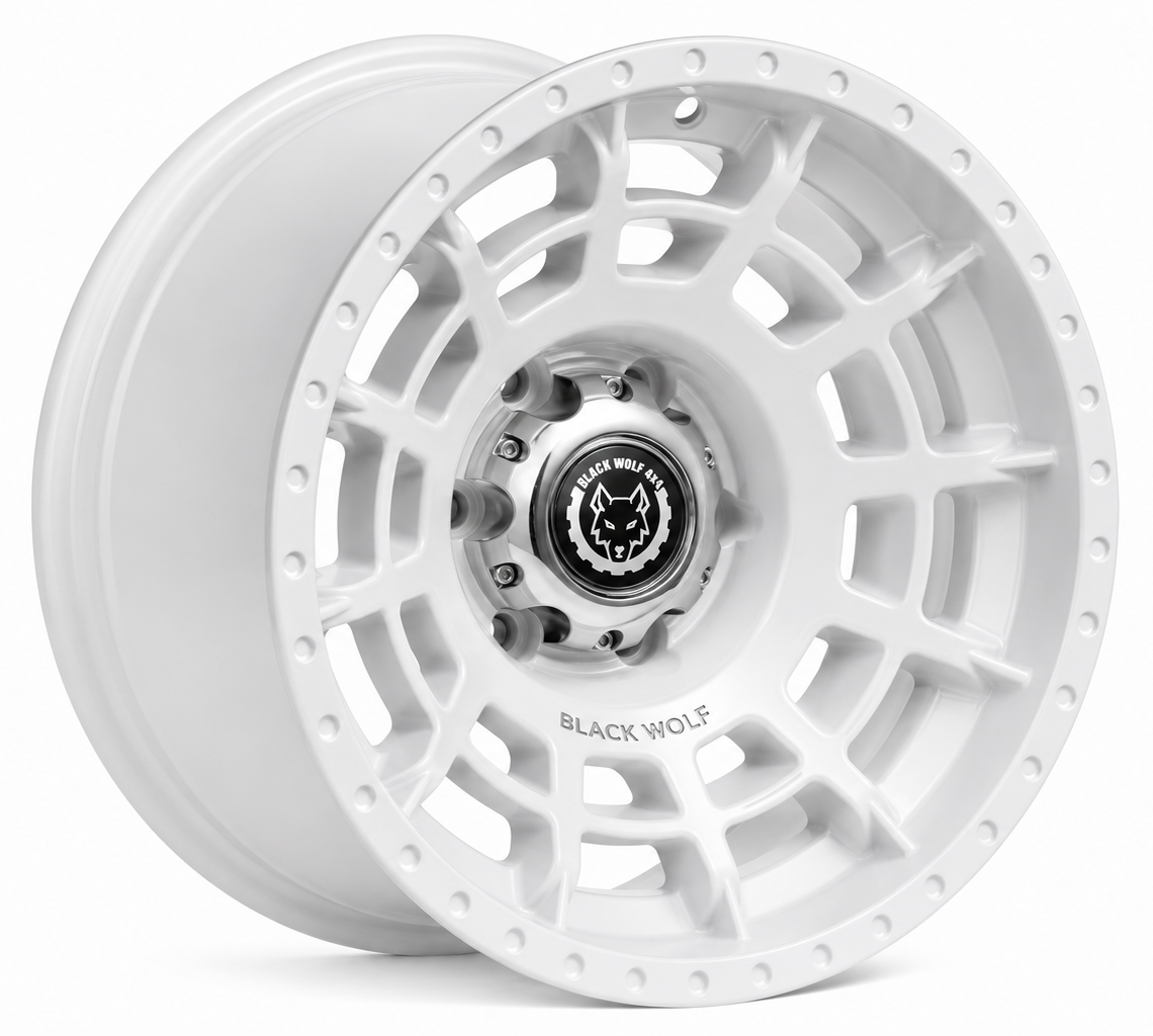 Black Wolf 1071 16X10 6X139.7 ET-44 White