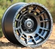 Black Wolf 1071 16X10 6X139.7 ET-44 Matte Gun Metal