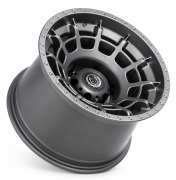 Black Wolf 1071 16X10 6X139.7 ET-44 Matte Gun Metal