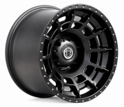 Black Wolf 1071 16X10 5X165.1 ET-44 Matte Black