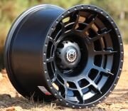 Black Wolf 1071 16X10 5X139.7 ET-44 Matte Black