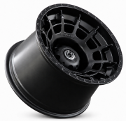 Black Wolf 1071 16X10 5X139.7 ET-44 Matte Black