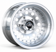 American Racing AR62 Outlaw II 15X10 5X139.7 ET-38 Machined W/ Clear Coat