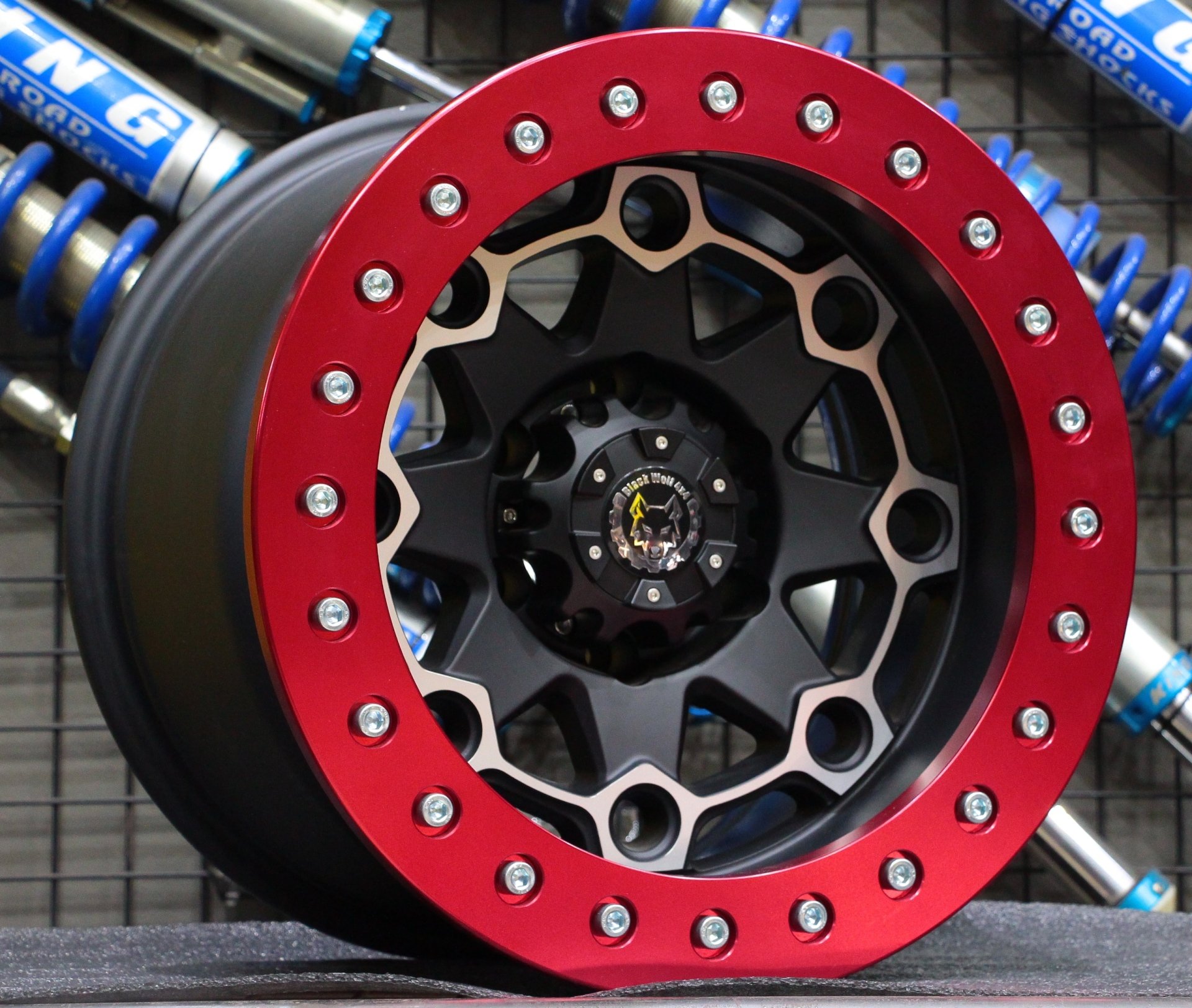 HD Wheels  3343 17X11 6X139.7 ET-25 Matte Black / Beadlock